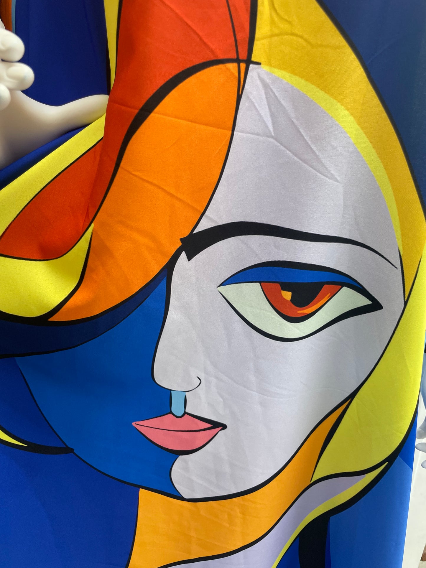 Robe Picasso - Manche longue à élastique (sans col)