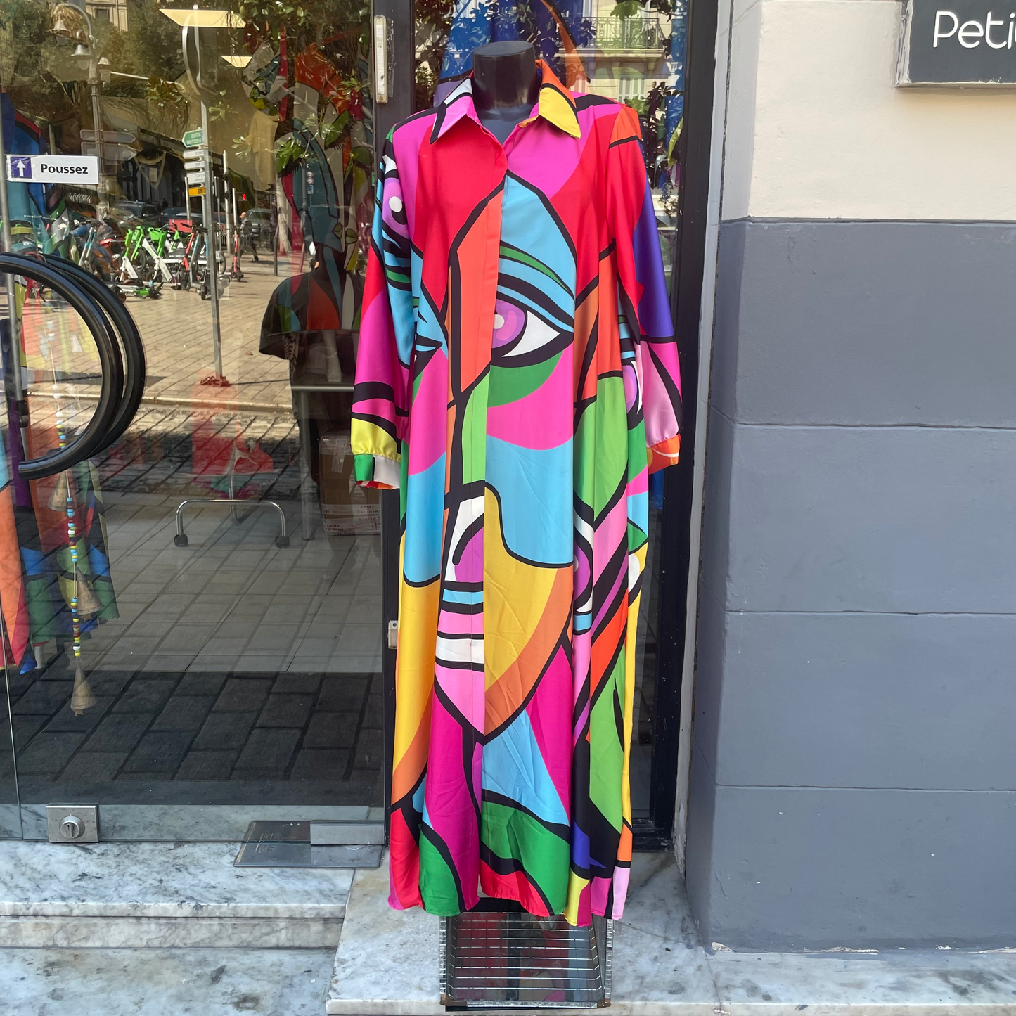 Robe Picasso - Manche longue (avec col)